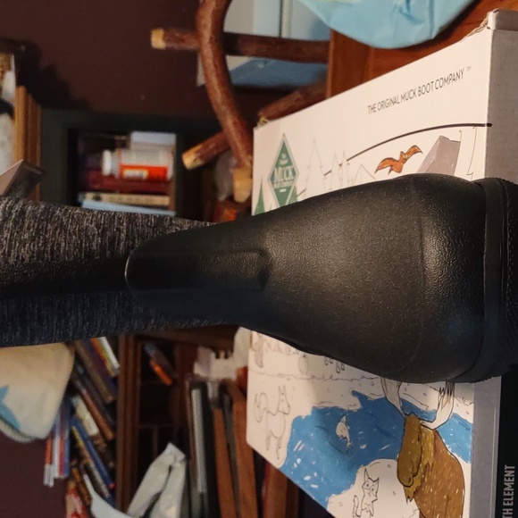 Nwt muck boot youth element Black/heathered jersey sub zero winter sz 4 - Picture 4 of 8